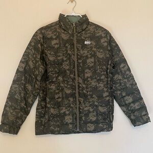 REI Kids Puffer Jacket - Camouflage Green